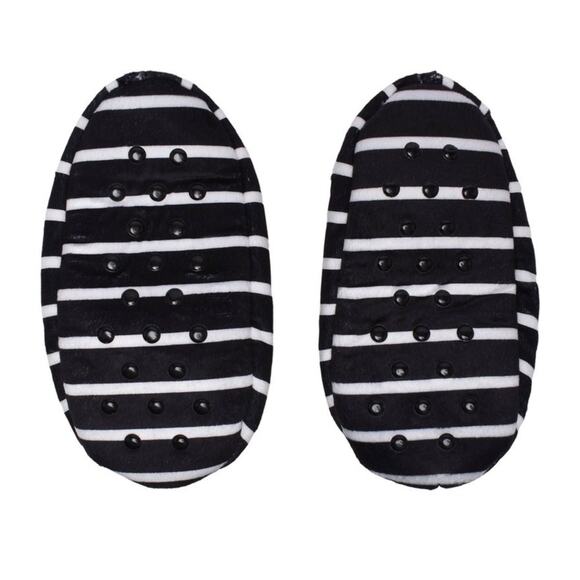 Snuggle Toes Nightmare Before Christmas Jack Skellington Slipper Socks, S/M, NWT - Picture 3 of 5